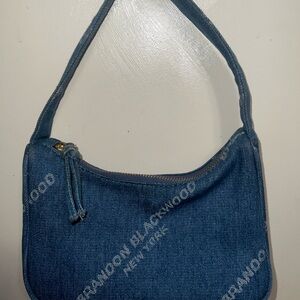 Brandon Blackwood Denim Blue Syl Shoulder Bag